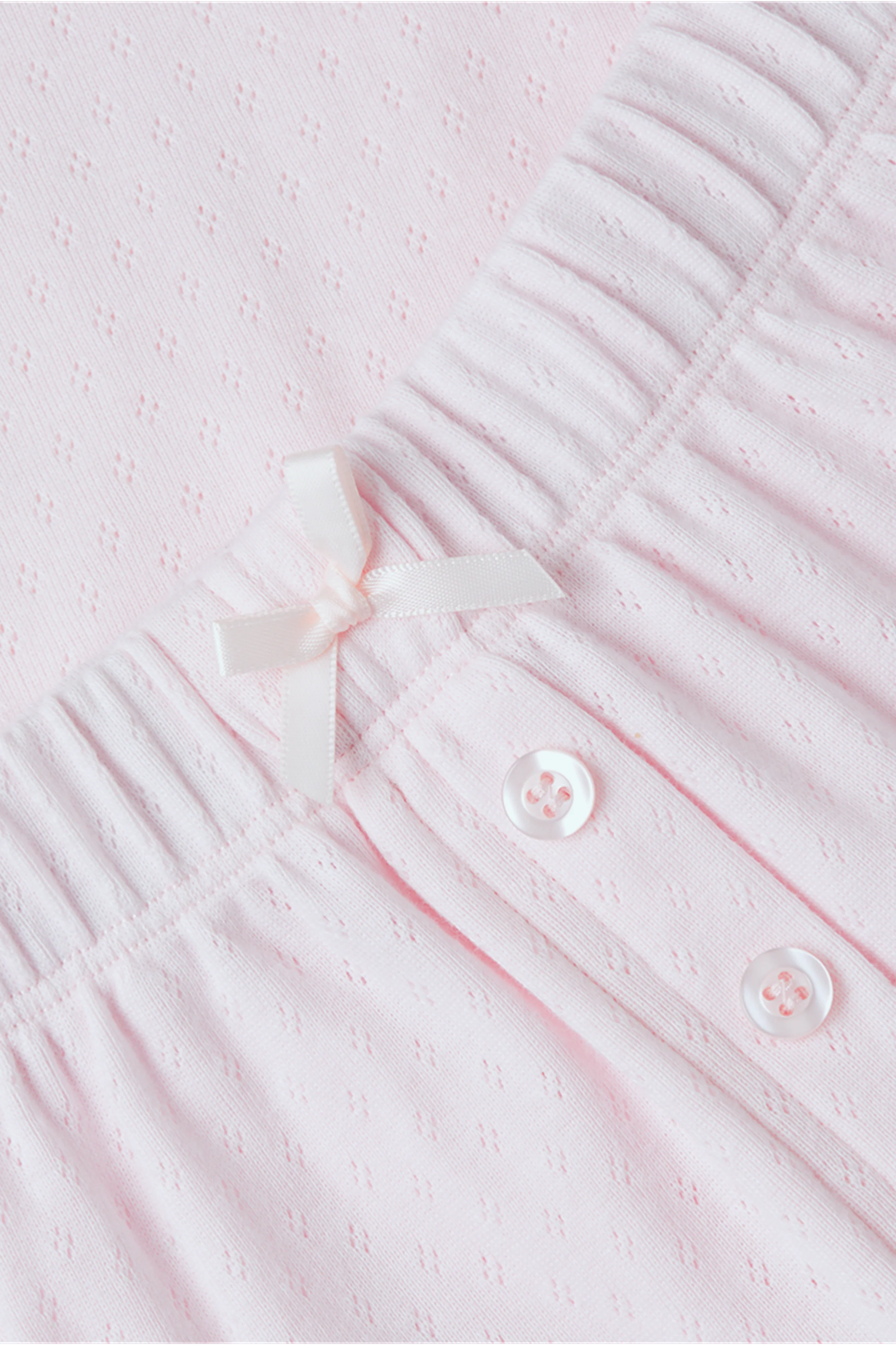 Pointelle Baby Tee and Pants Set - Image 6