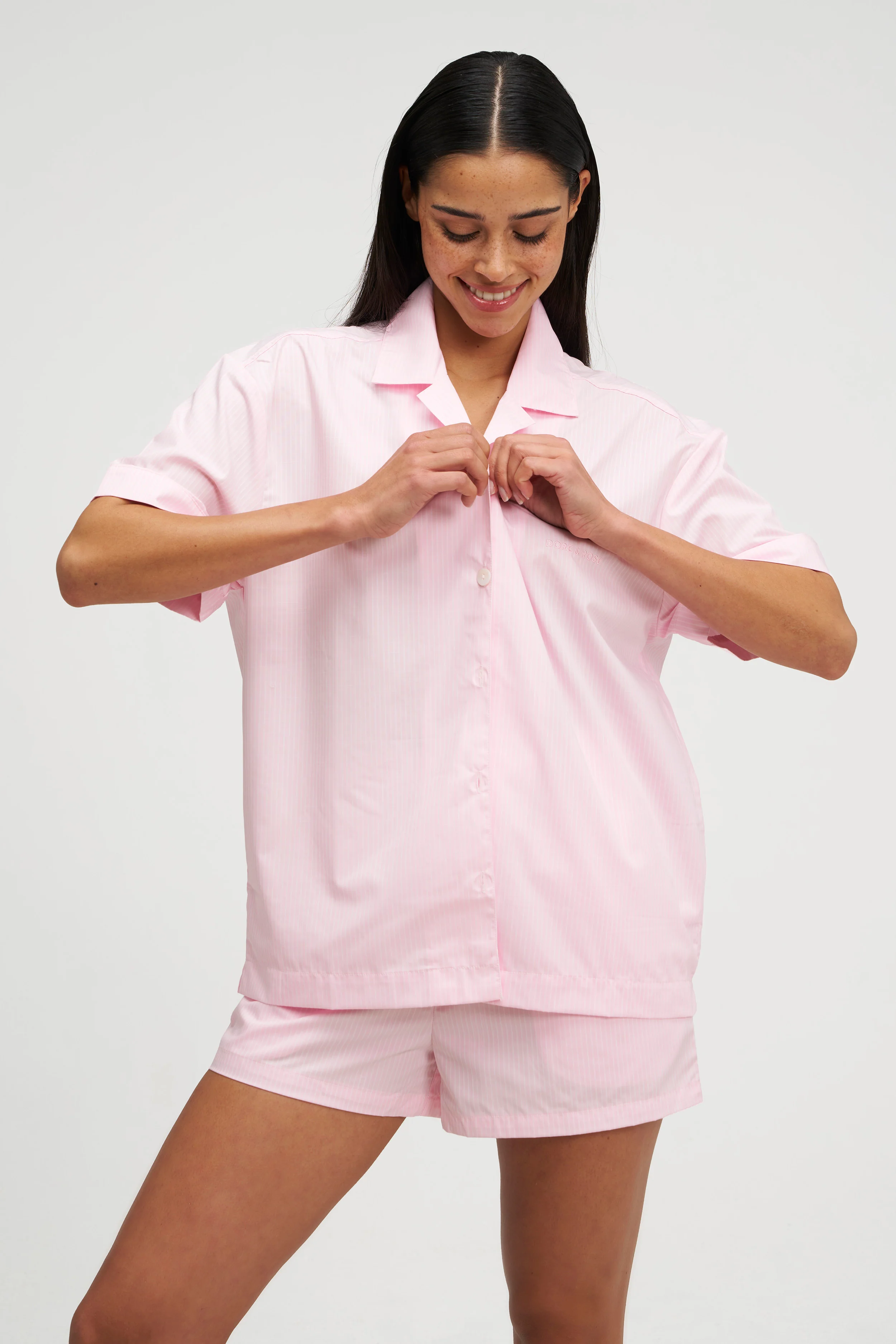 Short Premium Striped PJ Set - Image 3